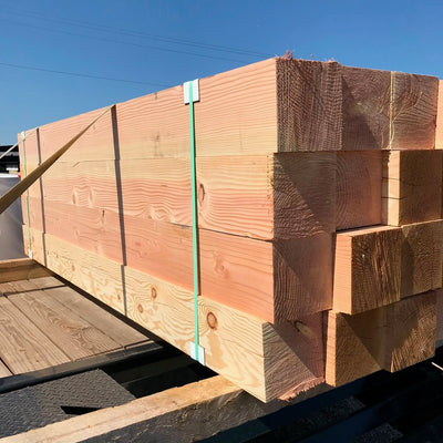Rough sawn and Rough cut timbers 8x8 S4S Doug Fir #1 FOHC