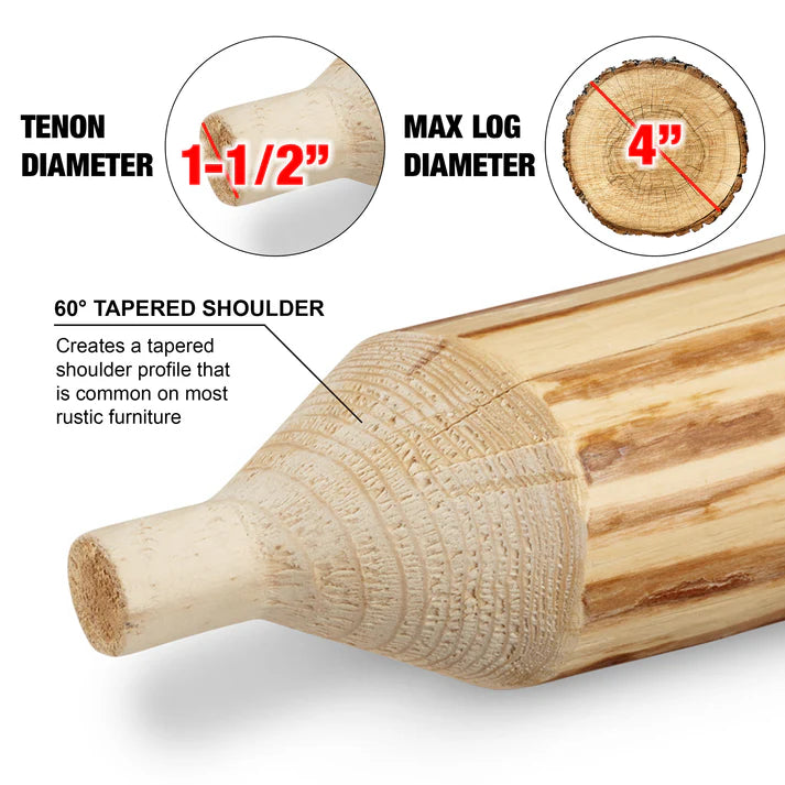 1-1/2" Industrial Tenon Cutter TTA1500