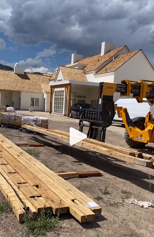 Reclaimed Timber for New Home Construction in Utah