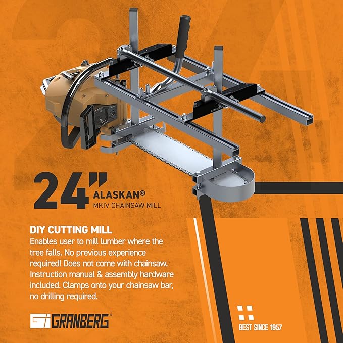 Granberg 24″ Alaskan MKIV Chainsaw Mill