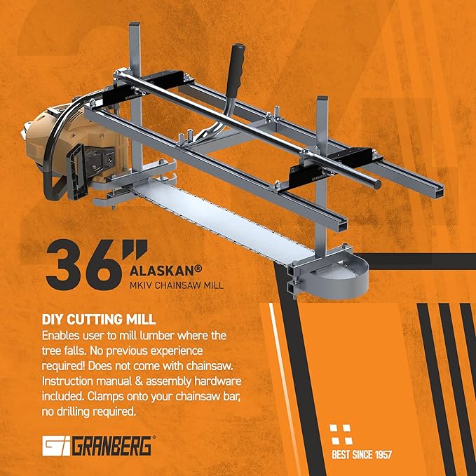 Granberg 36″ Alaskan MKIV Chainsaw Mill