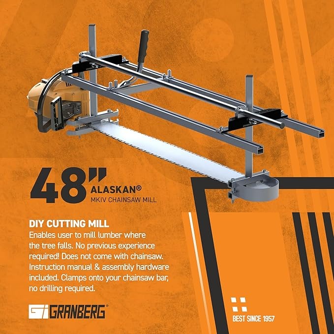 Granberg 48″ Alaskan MKIV Chainsaw Mill