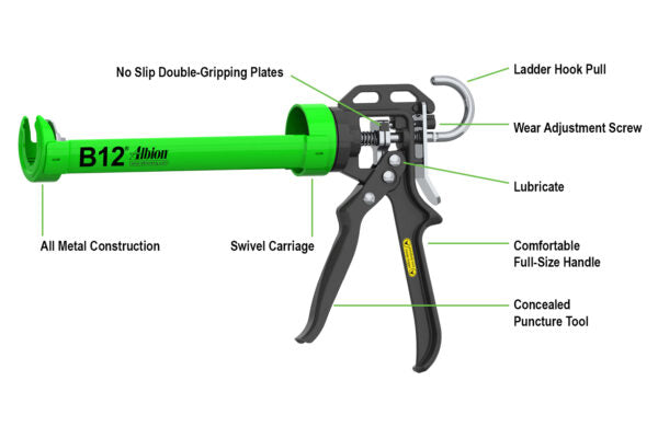 B12 Caulking Gun 10oz