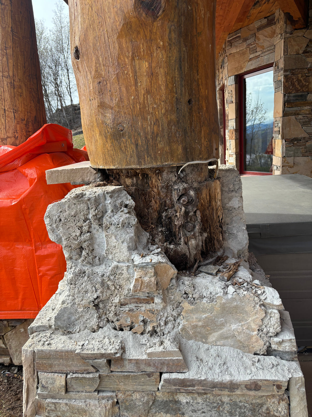 Vertical Post Rot