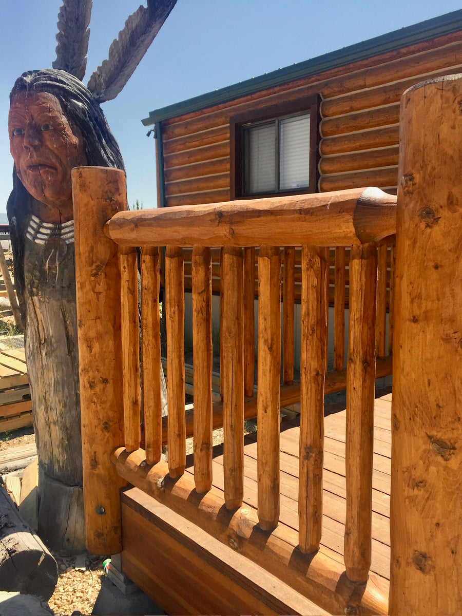 Timber Vehicle Railing Wasatch Timber | Log & Timber Railing – Wasatch Timber Products