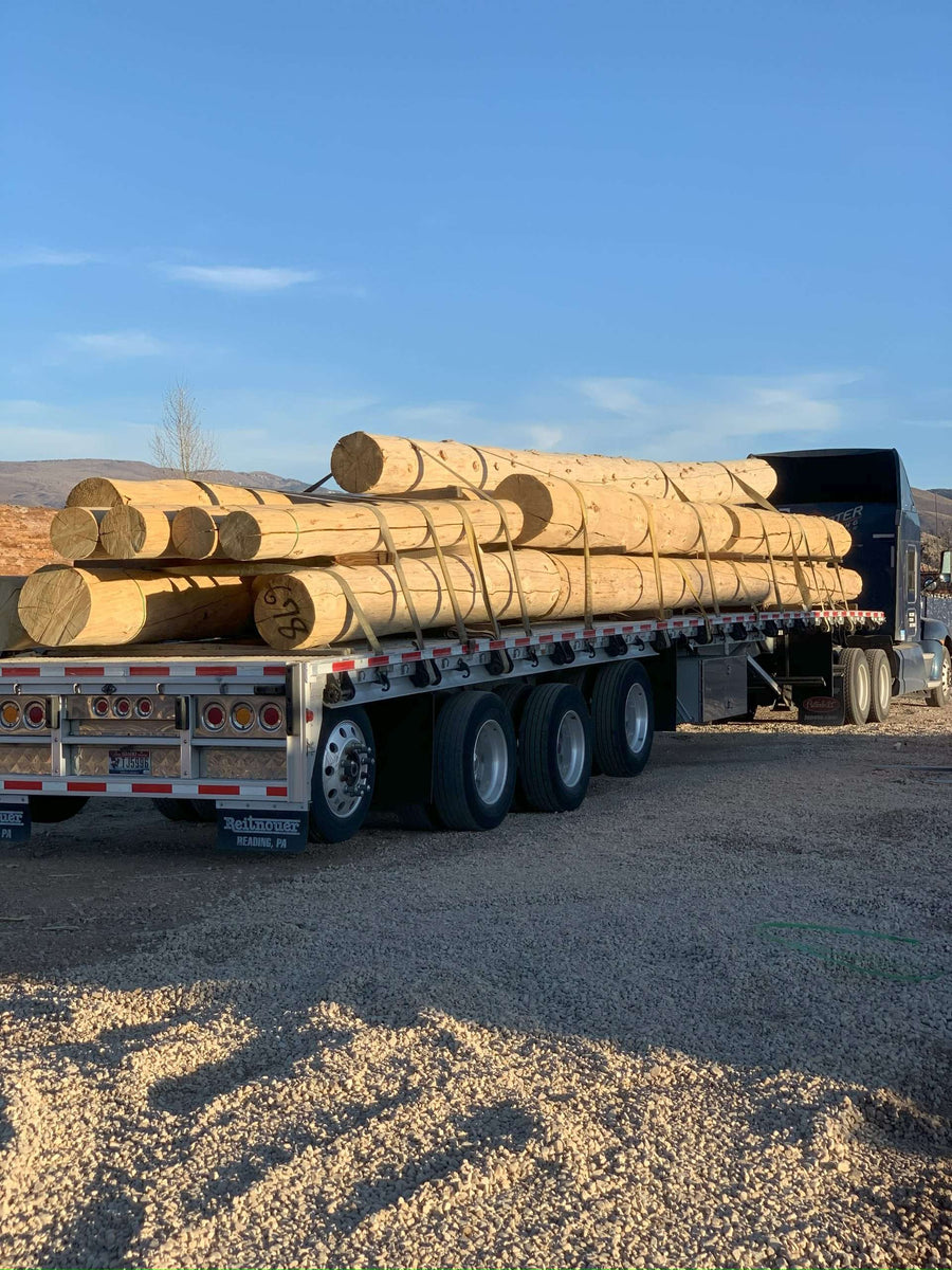 Hand-peeled Custom Logs